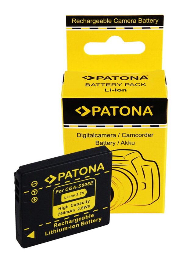 Battery Panasonic DMC-FX30 FX-30 CGA-S008E DMW-BCE10E