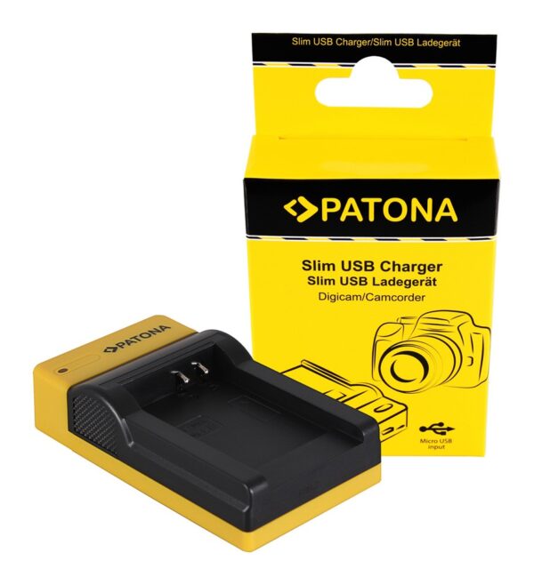 Slim micro-USB Charger Nikon EN-EL12, Coolpix AW100, AW1100, S6300, S8000, S9500