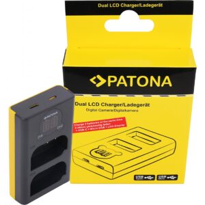 Dual LCD USB Charger Panasonic DMW-BLK22 DC-S5 G9 GH5 GH5S