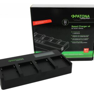 Premium 4-fold Speedcharger Sony Series Batteries